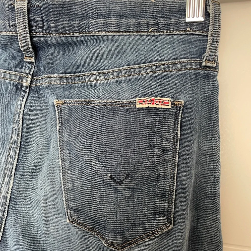 Hudson Jeans Blue Denim Skinny Low Rise Stretch Classic Wash | Size 27 - Picture 12 of 15